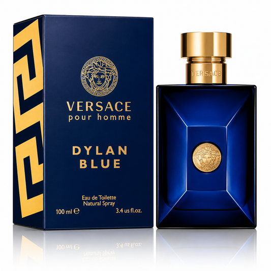 Versace Dylan Blue Pour Homme 3.4 oz 100 ml EDT Spray For Men NIB