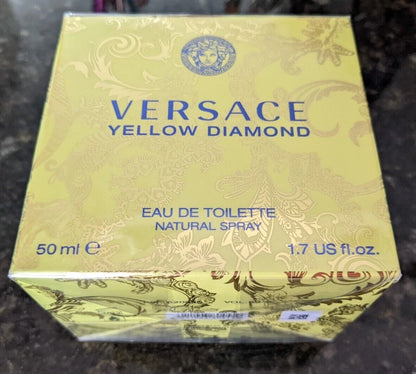 Versace Yellow Diamond 1.7 oz / 50 ml Eau De Toilette Spray For Women Sealed Box