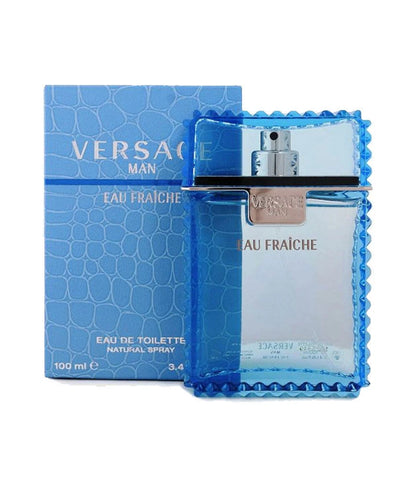 Versace Man Cologne By Versace Eau Fraiche EDT Spray Blue 3.4oz/100ml For Men