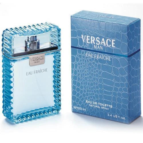 Versace Man Cologne By Versace Eau Fraiche EDT Spray Blue 3.4oz/100ml For Men
