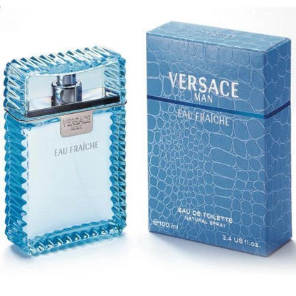 Versace Man Cologne By Versace Eau Fraiche EDT Spray Blue 3.4oz/100ml For Men